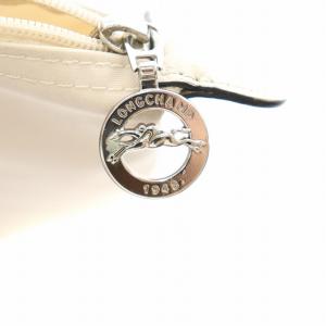 Longchamp ルプリアージュ クラブ S ハンドバッグ トートバッグ レザー 白 ホワイト