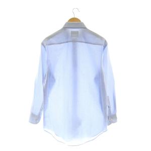 EMPORIO ARMANI MODERN FIT 長袖シャツ モダンフィット 39 15 1/2 青 ブルー