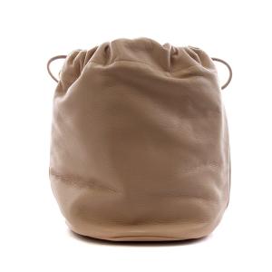 russet ショルダーバッグ 巾着 レザー ピンク CE-1278