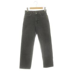 24AW LE DENIM ストレートパンツ デニム ジーンズ ジッパーフライ 34 ダークグレー /DO