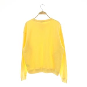 POLO RALPH LAUREN ポニー刺繍クルーネックスウェットプルオーバー カットソー 長袖 M 黄色 イエロー