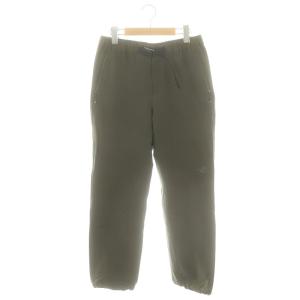 ザノースフェイス THE NORTH FACE バーブパンツ ジョガー ジッパーフライ ロゴ L カーキ NBW32302 /DO ■OS レディース バーブパンツ ジョガー ジッパーフライ ロゴ L カーキ NBW32302