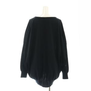 JOURNAL STANDARD ニット セーター 長袖 薄手 コットン混 F 黒 ブラック