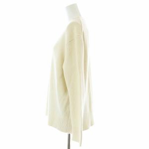 Theory 22AW CASHMERE SOLID CREW ニット セーター 長袖 S アイボリー