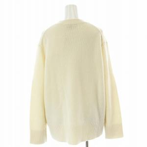 Theory 22AW CASHMERE SOLID CREW ニット セーター 長袖 S アイボリー