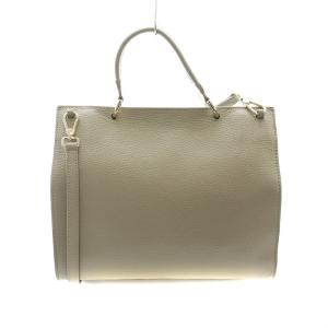 FURLA ジュリア M 2way ハンドバッグ ショルダー レザー グレー F6801