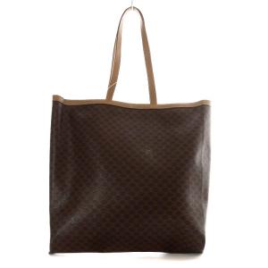 CELINE Ameri VINTAGE取り扱い トートバッグ マカダム PVC ブラウン