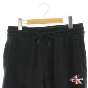 Calvin Klein スウェットパンツ イージー 裏起毛 M 黒 赤 白