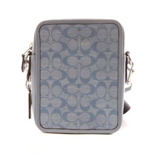 COACH ショルダーバッグ キャンバス レザー 水色 2244-CC993