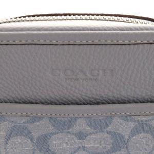 COACH ショルダーバッグ キャンバス レザー 水色 2244-CC993