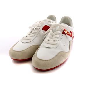 Christian Louboutin スニーカー 41.5 ホワイト レッド ベージュ