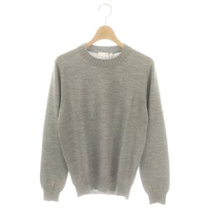 ウールタートルネックニット セーター 長袖 44 グレー /DO OS