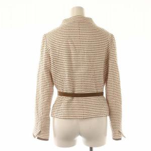 M'S GRACY セットアップ 上下 スタンドカラージャケット スカート タイト 膝丈 40 ピンク 茶