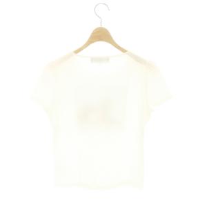 M'S GRACY 23年製 刺繍 カットソー Tシャツ 半袖 38 白 ホワイト /MF OS