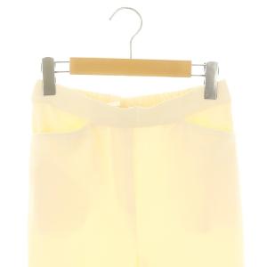 M'S GRACY 22年製 裾リボン テーパードパンツ 38 アイボリー