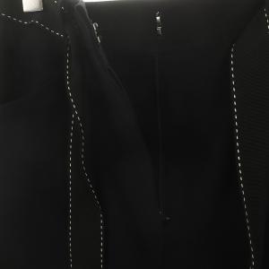 M'S GRACY 22年製 ワイドパンツ ステッチ 38 紺 ネイビー