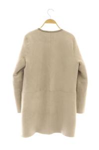 ANAYI リバーシブルムートンファージャケット コート 36 ベージュ