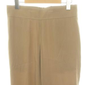 CHAOS ランクルシルクパンツ ストレート センタープレス イージー F モカ /DO OS SH