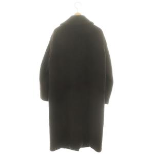 23区 ボアジャージードロップショルダーコート アウター ロング 38 ダークブラウン /HK OS