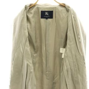 BURBERRY LONDON アンゴラ混 ロングコート アウター 40 グレー