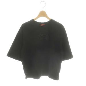 T-ROWY-OD Tシャツ カットソー 半袖 プルオーバー コットン XS 黒 ブラック /YQ OS