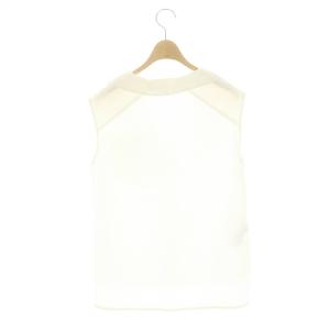 MARNI ノースリーブ スキッパーシャツ ブラウス プルオーバー コットン 38 オフホワイト /NR OS SH