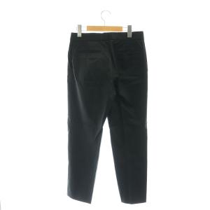Drawer コットンウェポンベーシックパンツ テーパード センタープレス ジッパーフライ 36 黒 ブラック /NR