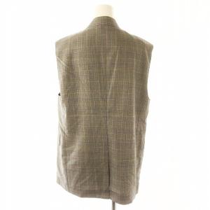 Drawer 24SS ウィンドウペイン テーラードジレ 38 グレー