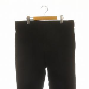 PRADA コーデュロイスラックスパンツ テーパード ボタンフライ 50 黒 ブラック UPA841