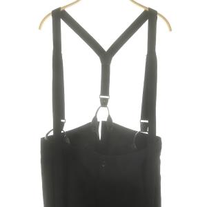 LIMI feu 24SS サロペット パンツ ワイド サスペンダー 2 黒 ブラック