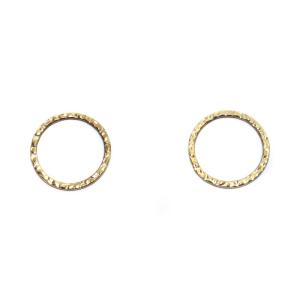 agete リングチャーム シルバー イエローゴールド色