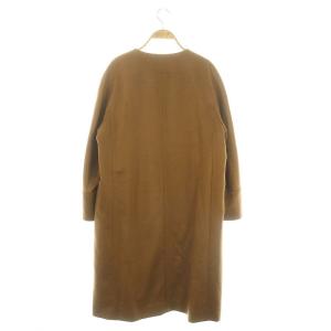 ANAYI カシミヤクルーコート 38 キャメルブラウン
