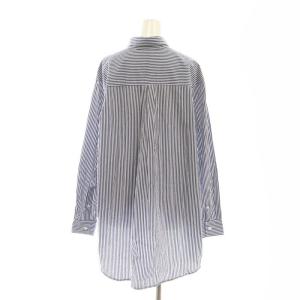L'Appartement New A Line Shirts シャツ ストライプ 長袖 紺 白 ネイビー ホワイト