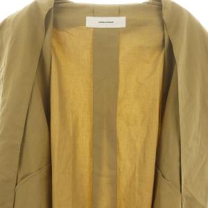 JOURNAL STANDARD 23SS ハイカウントワイドステンカラーコート スプリングコート ロング リネン混 ベージュ