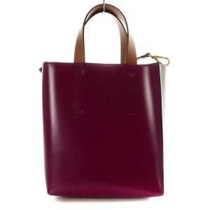 MARNI MUSEO トートバッグ 2way バイカラー インナーバッグ付き