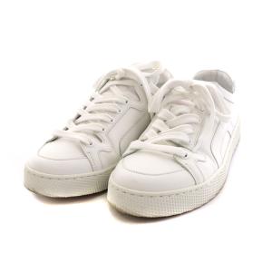 PIERRE HARDY スニーカー レザー 37 24cm 白 ホワイト