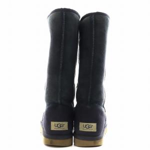 UGG australia クラシック トール W CLASSIC TALL ムートンブーツ 24.0cm 紺 ネイビー 5815