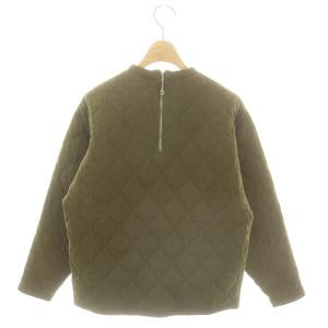 HYKE バックジップキルティングトップス カットソー 長袖 1 カーキ