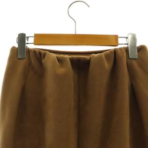 MUSE de Deuxieme Classe エコスエードタイトスカート ロング キャメル /NR OS