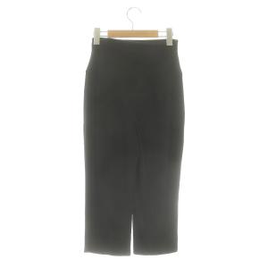 DAISY LIN ハイウエスト テーパードパンツ ストレッチ 40 黒 ブラック 06398 /DF OS