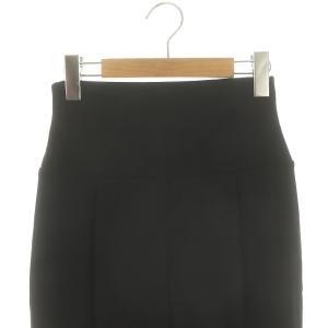 DAISY LIN ハイウエスト テーパードパンツ ストレッチ 40 黒 ブラック 06398 /DF OS