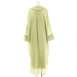 TODAYFUL Embroidery Voile Dress ドレス ワンピース ロング 刺繍 長袖 38 ライトグリーン