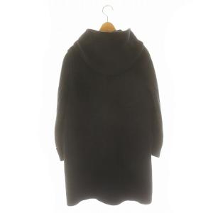 beautiful people ダッフルコート アウター ロング フード 36 黒 ブラック /ES OS