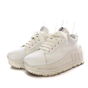 miumiu HIGH SOLE LOGO スニーカー 36 ホワイト