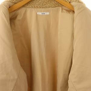 JOURNAL STANDARD relume ウォッシャブルスタンドカラーボアブルゾン  アウター F ベージュ キャメル