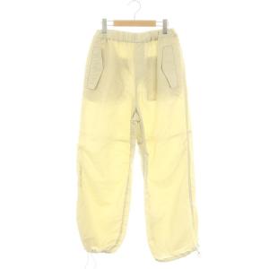 24SS ナイロンパラシュートパンツ ワークパンツ ドロスト 36 ライトベージュ /ES OS