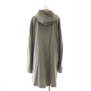 DIET BUTCHER スプリングコート ミドル丈 フード ジップアップ 2 グレージュ /MI OS