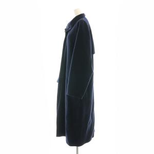 UNITED ARROWS 23AW リバー スタンドカラーコート 38 ネイビー