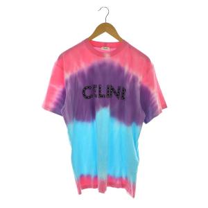 byHediSlimane 21SS スタッズロゴプリントルーズTシャツ L マルチカラー