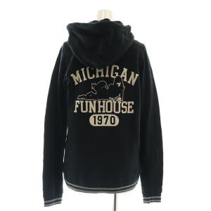 HYSTERIC GLAMOUR ジップパーカー ジャケット コットン F 黒 ブラック